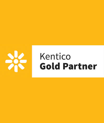 achieves gold partnership level with kentico