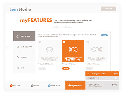 Features Lens Studio MyFeatures section of the website